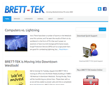 Tablet Screenshot of brett-tek.com